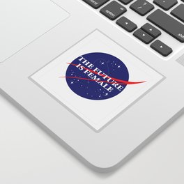 NASA The Future Is Female Sticker