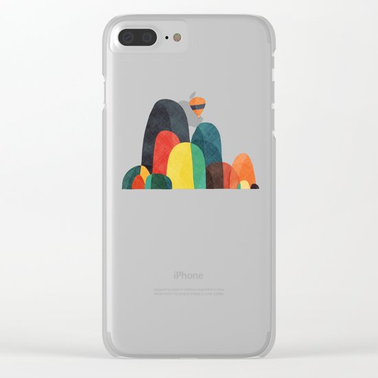 Wanderlust Clear iPhone Case