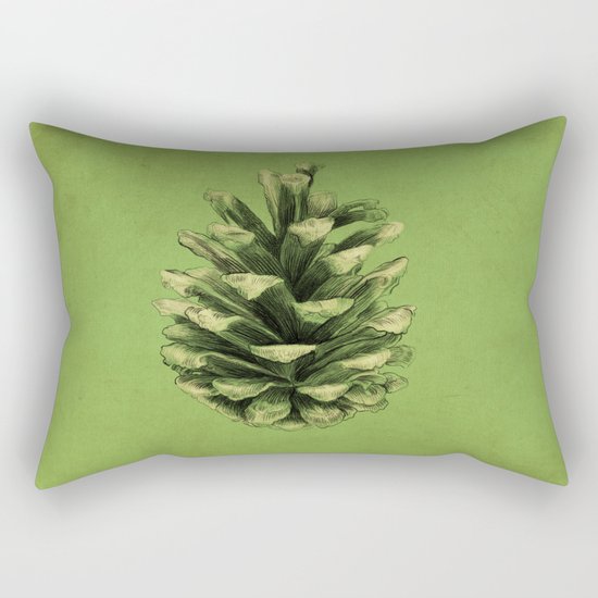 Pine Cone Rectangular Pillow