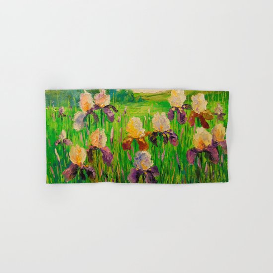Irises Hand & Bath Towel