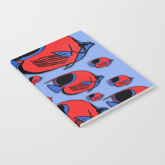 Red & Blue Sunfish Notebook