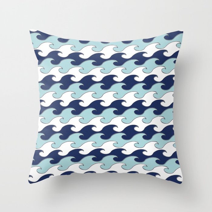 Navy beach best sale pillows