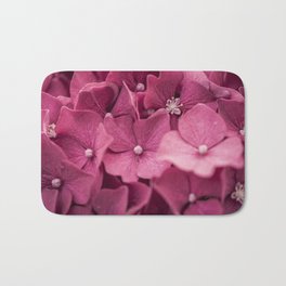 Purple hydrangea Bath Mat | Digital, Purplepetals, Purpleflower, Photo, Flowering, Bloom, Purplehydrangea, Romanticflora, Purpleblossom, Blooming 
