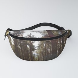 Spring Light in a Scottish Highlands Pine Tree Forest Fanny Pack