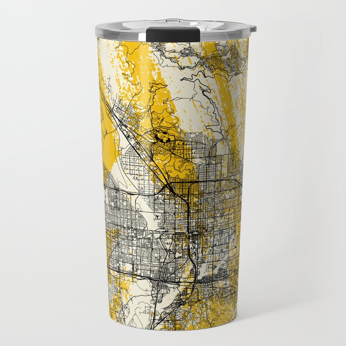 San Bernardino USA City Map - Minimal Painting Travel Mug