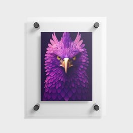 Purple eagle Floating Acrylic Print