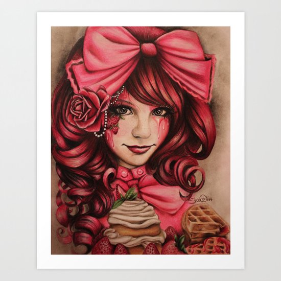 Strawberry Art Print