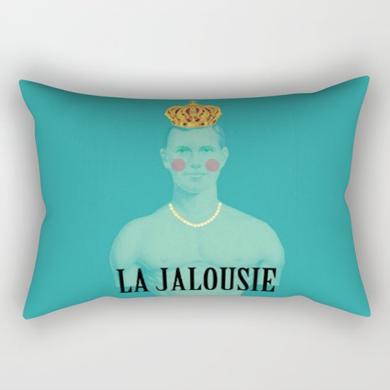 La jalousie Rectangular Pillow