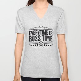 Every time is Boss time (Springsteen tribute) V Neck T Shirt