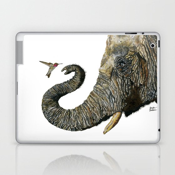 Elephant Cyril And Hummingbird Ayre 2 Laptop & iPad Skin