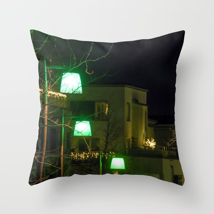 Stockholm lamps Throw Pillow