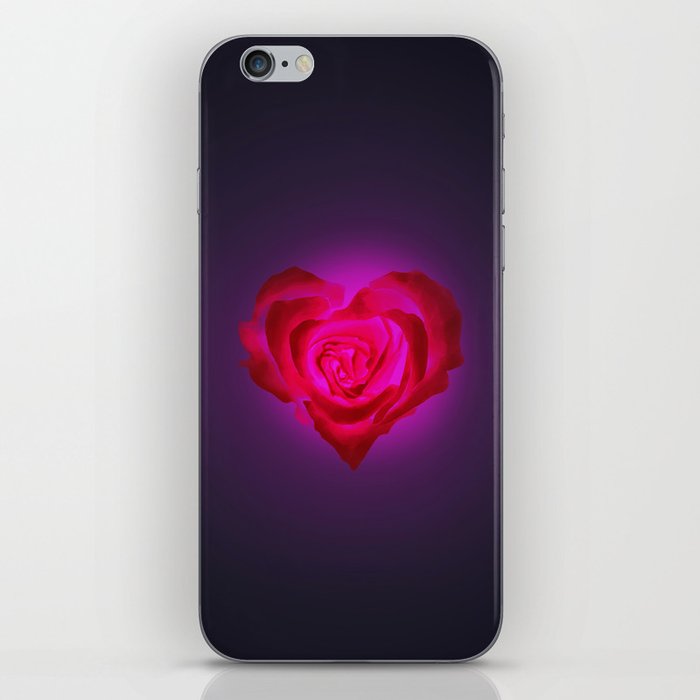 Heart of flower iPhone Skin