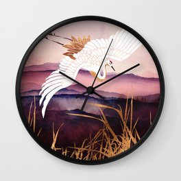 Elegant Flight III Wall Clock