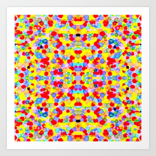 Dots Mirrored Art Print