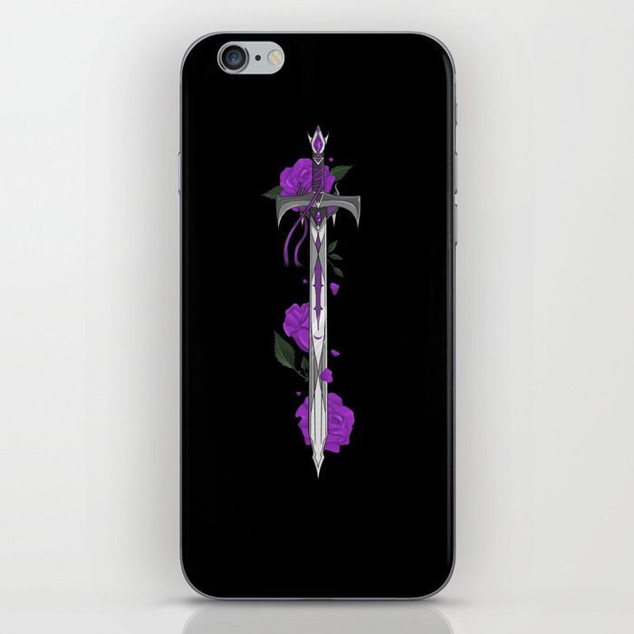 Thorn Sword Purple iPhone Skin