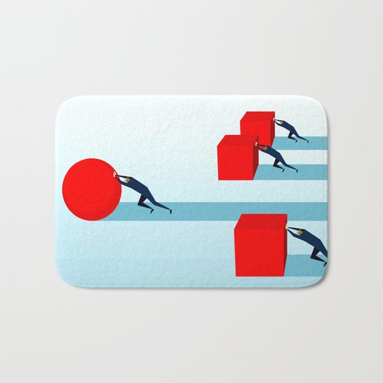 Work smarter Bath Mat