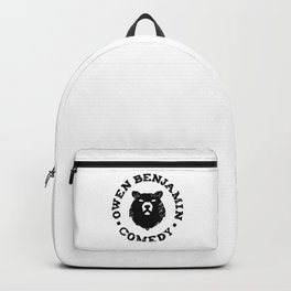 Owen Benjamin Comedy Backpack | Graphicdesign, Logo, Unbearables, Grunge, Stencil, Typography, Digital, Comedy, Bear, Black And White 