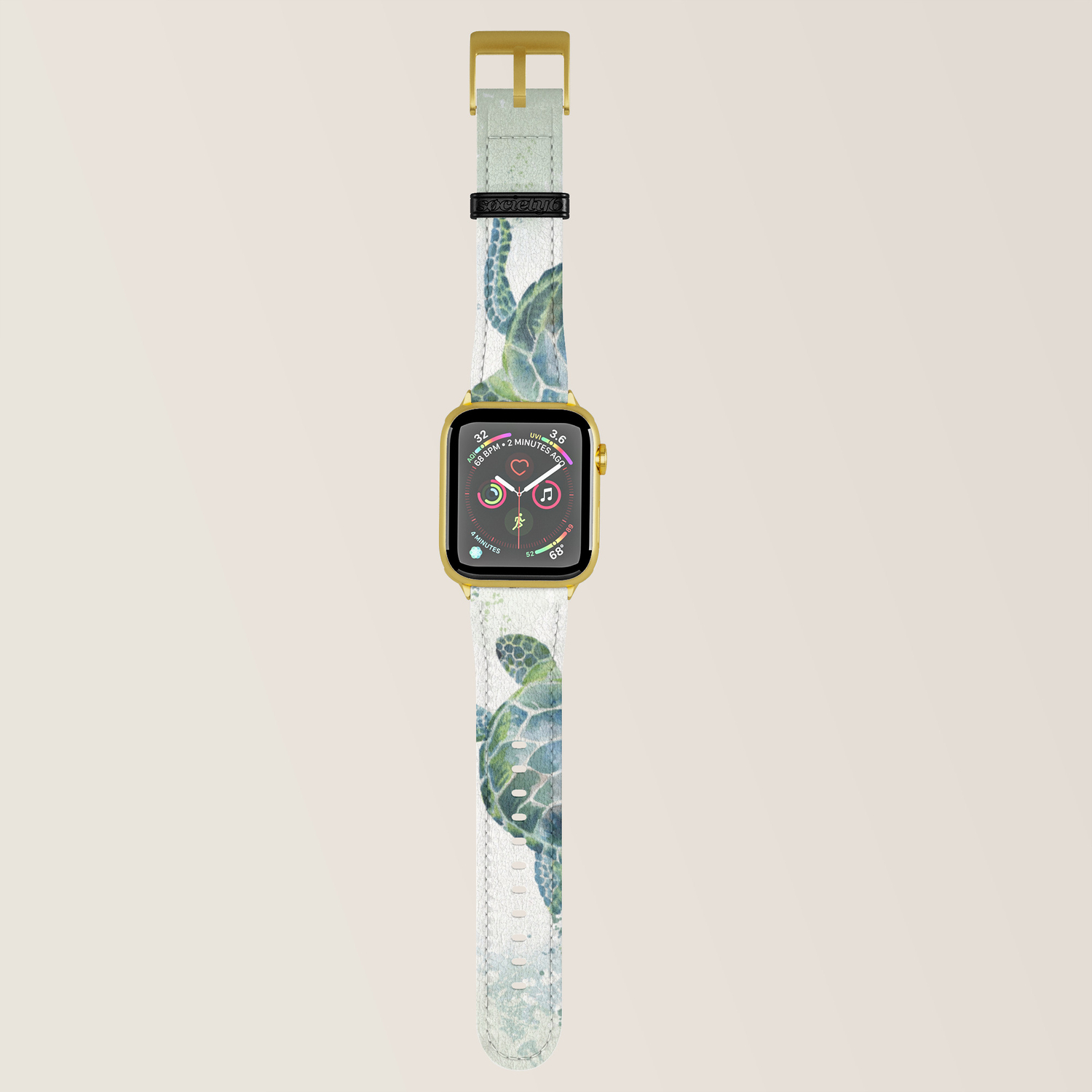 Swimming Together 3 - Sea Turtle Apple Watch Band by Melly Terpening |  Society6