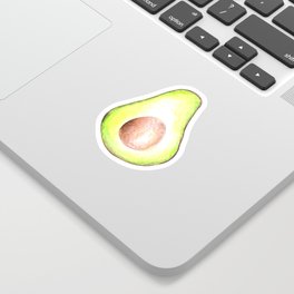 Avocado Pattern - Neo Mint Sticker