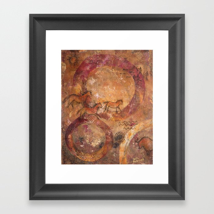In the Cave 2 Framed Art Print