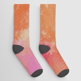 Abstrarium #23 Enter The Temple Abstract Painting Socks