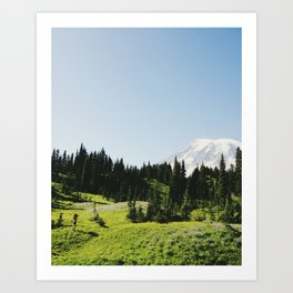 Mt Rainier Shooter Art Print