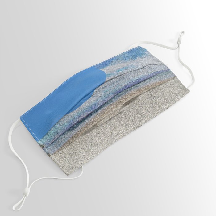 Gran Canaria with blue circle Face Mask by Lilla Opauszki Society6