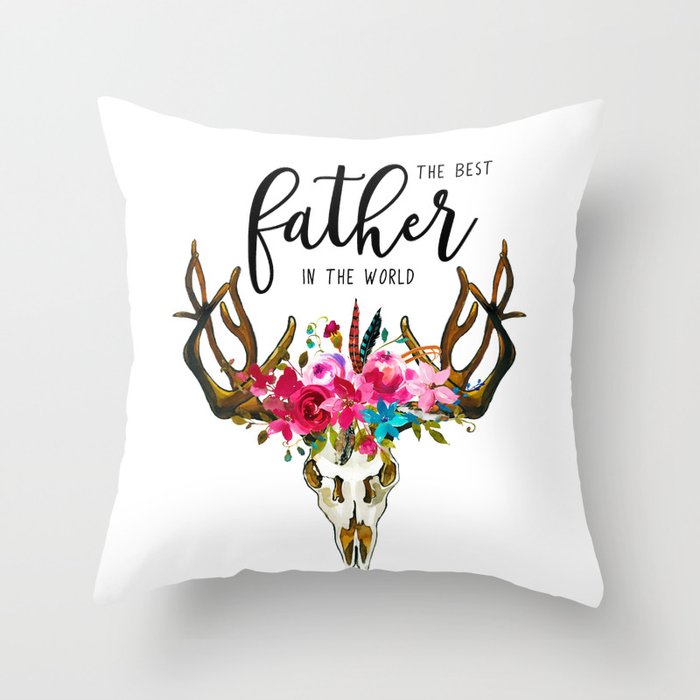 Best father #3 in the world | Father's day Throw Pillow