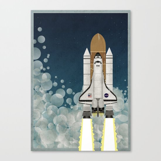 Space Shuttle Canvas Print