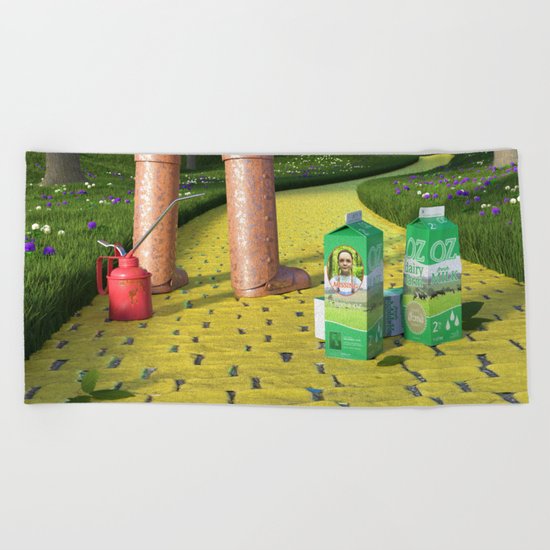 Dorothy is missing - Dorothy a disparu Beach Towel