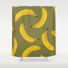 Wild Banana Shower Curtain