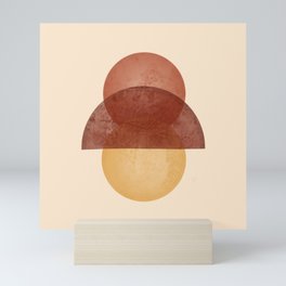 Warm Spheres Mini Art Print
