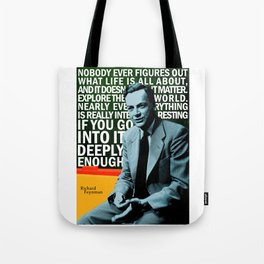 Richard Feynman Quote 1 Tote Bag