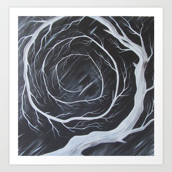 The Rabbit Hole Art Print