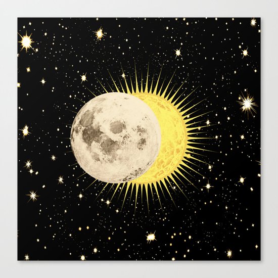 Imminent Eclipse Canvas Print