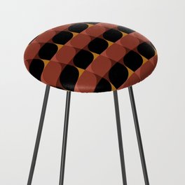 Abstract Patterned Shapes XIX Counter Stool