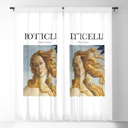 Botticelli - The birth of Venus Blackout Curtain