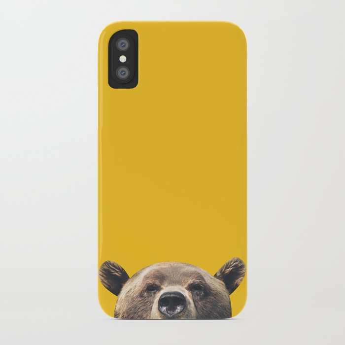 Bear - Yellow iPhone Case