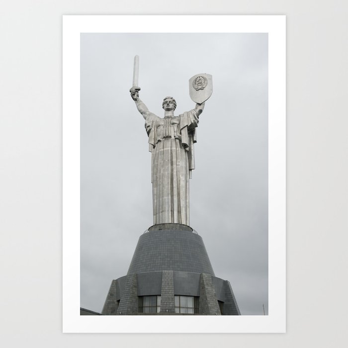 Motherland Statue, Kiev, Ukraine Art Print