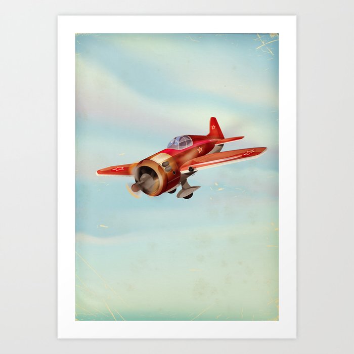 Old Soviet plane Art Print
