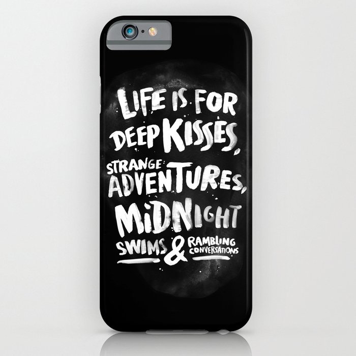 Life is for deep kisses... iPhone Case