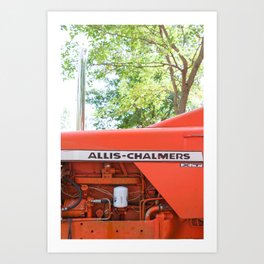 Allis - Chalmers Vintage Tractor Art Print