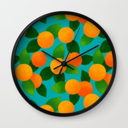 Oranges 2 Wall Clock