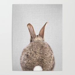 Rabbit Tail - Colorful Poster
