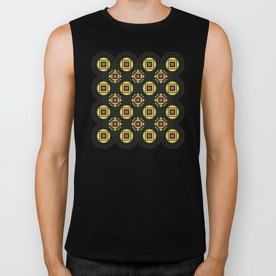 Geometric#8 Biker Tank