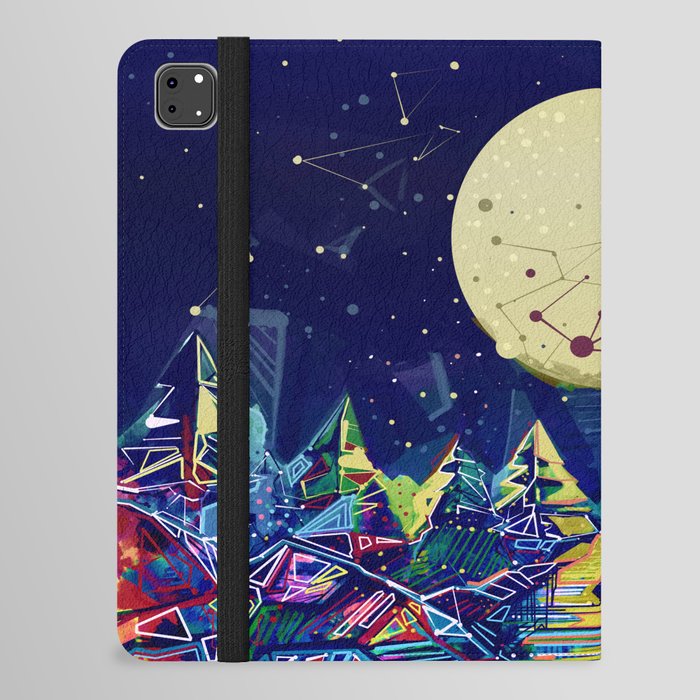 abstract forest iPad Folio Case