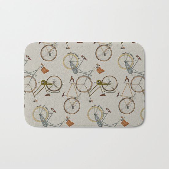 bicycles Bath Mat