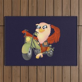 Cute Eagle Outdoor Rug