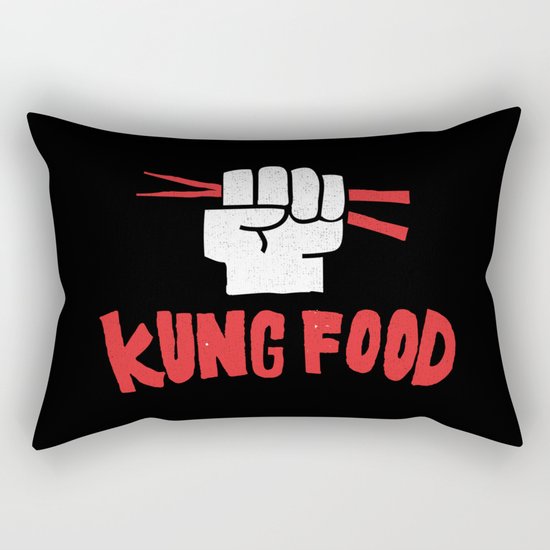 KUNG FOOD Rectangular Pillow