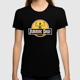 Jurassic Dad Dinosaur Skeleton Funny Birthday Gift 2 T-shirt